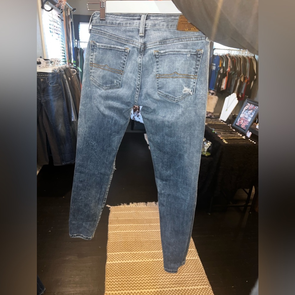 Denim & Supply Ralph Lauren Crop Skinny Ripped Jeans - Picture 9 of 9